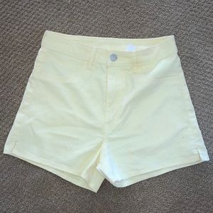 Yellow Shorts